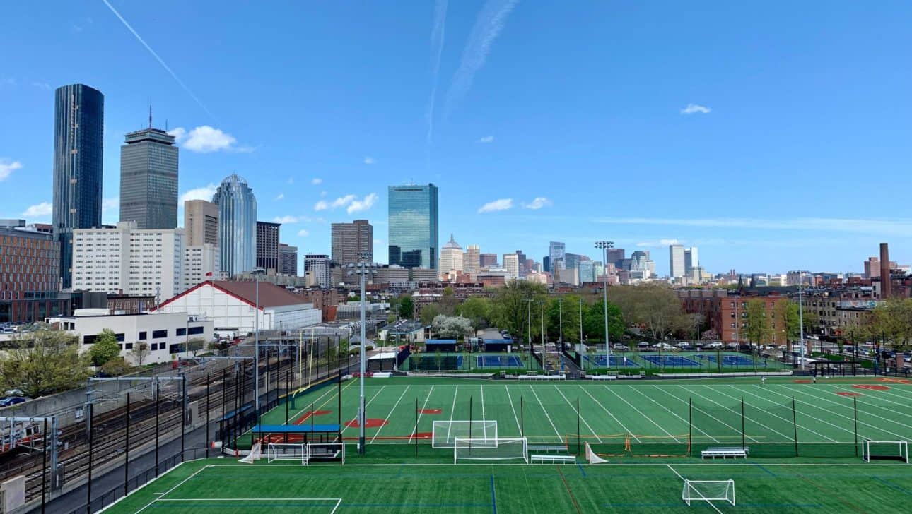 Northeastern University Soccer Fields.